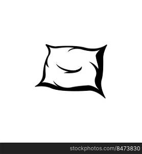 pillow icon logo vector design template