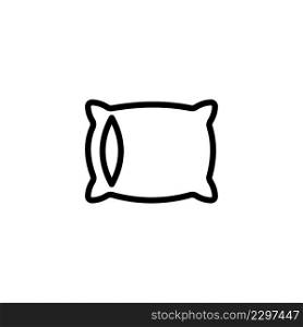 pillow icon vector design templates white on background