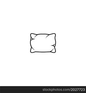 Pillow icon vector illustration flat design