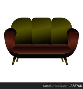 Pillow sofa icon. Cartoon of pillow sofa vector icon for web design isolated on white background. Pillow sofa icon, cartoon style