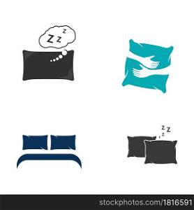 Pillow Vector icon design illustration Template