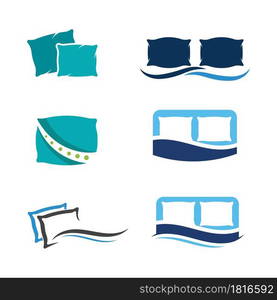 Pillow Vector icon design illustration Template