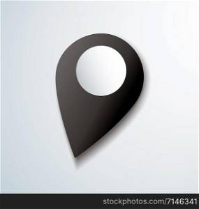 pin location icon background
