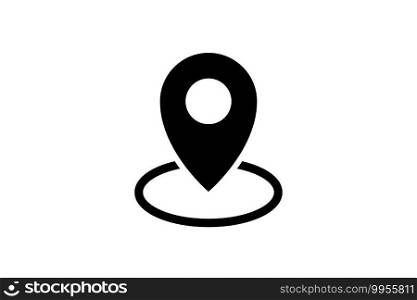 Pin location icon simple design