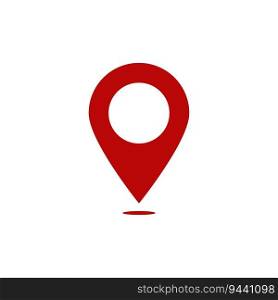 pin location icon vector design templates white on background