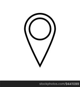 pin location icon vector design templates white on background