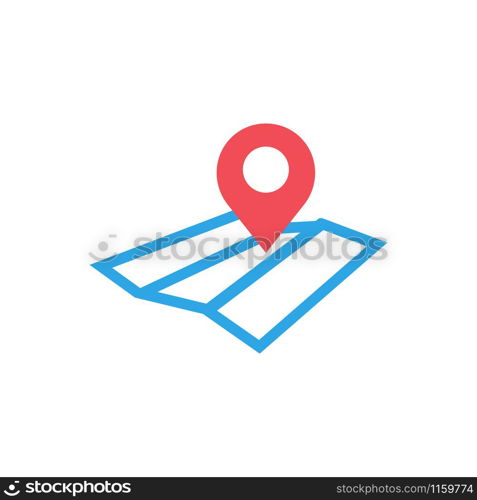 Pin map graphic design template vector isolated illustration. Pin map graphic design template vector isolated
