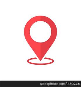 Pin map icon. Location red icon Vector EPS 10. Pin map icon. Location red icon. Vector EPS 10