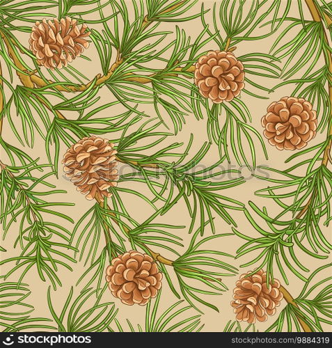 pine pattern vector on color background. pine vector pattern