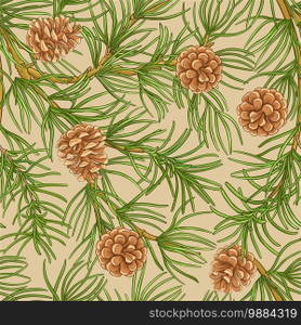 pine pattern vector on color background. pine vector pattern