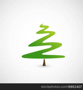 Pine tree icon illustration