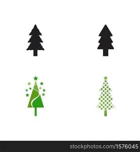 pine tree icon simple vector illustration