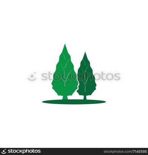 pine tree icon template vector