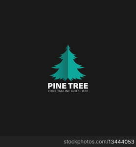 pine tree logo vector