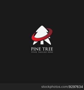 pine tree logo vector