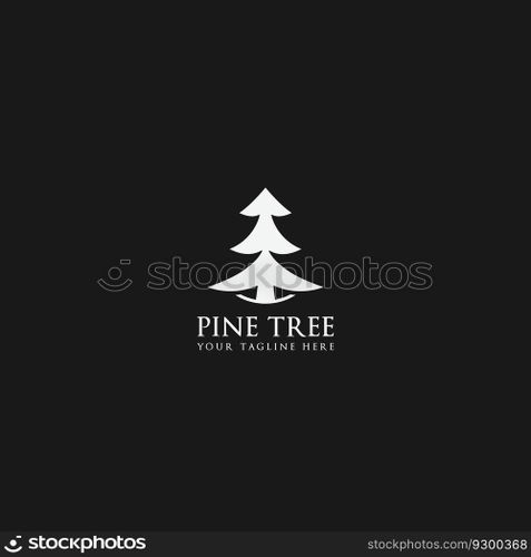 pine tree logo vector
