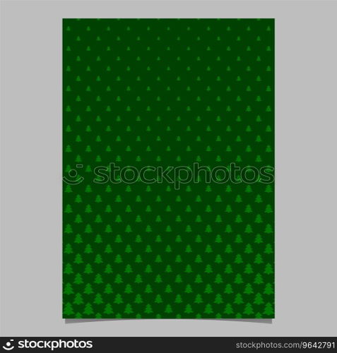 Pine tree pattern brochure background design Vector Image