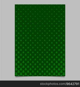 Pine tree pattern brochure background design Vector Image