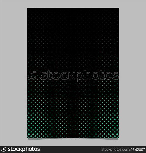 Pine tree pattern brochure background design Vector Image