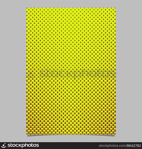 Pine tree pattern page background design Vector Image