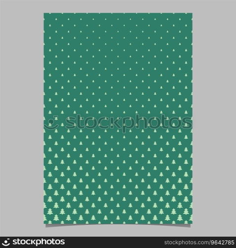 Pine tree pattern page background design Vector Image