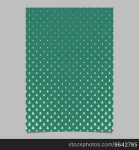 Pine tree pattern page background design Vector Image