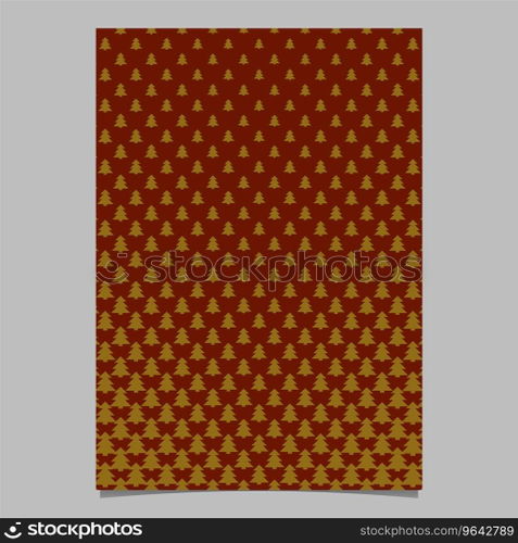 Pine tree pattern page background design Vector Image