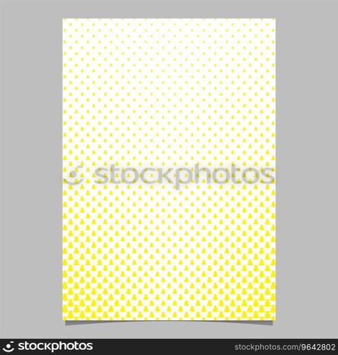 Pine tree pattern page background design Vector Image