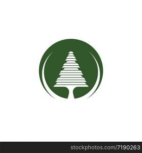 Pine vector icon illustration design