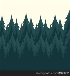 Pine vector template icon illustration