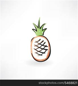 pineapple grunge icon