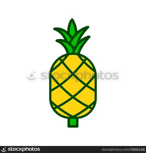 Pineapple Icon Illustration