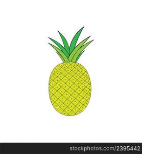 pineapple icon logo vector design