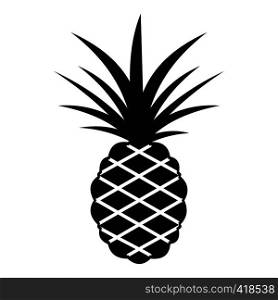 Pineapple icon. Simple illustration of pineapple vector icon for web. Pineapple icon, simple style