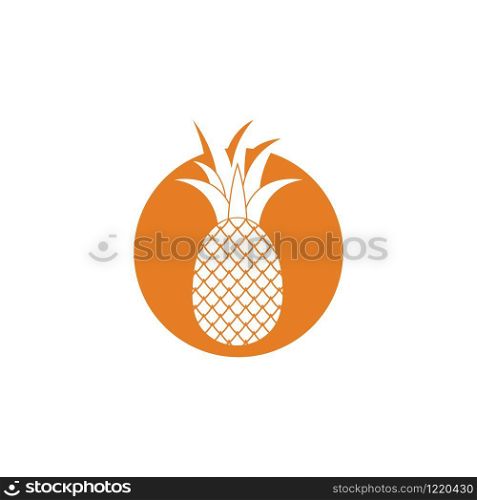 pineapple icon vector illustration design template