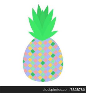 Pineapple jam icon cartoon vector. Tropical fruit. Summer plant. Pineapple jam icon cartoon vector. Tropical fruit