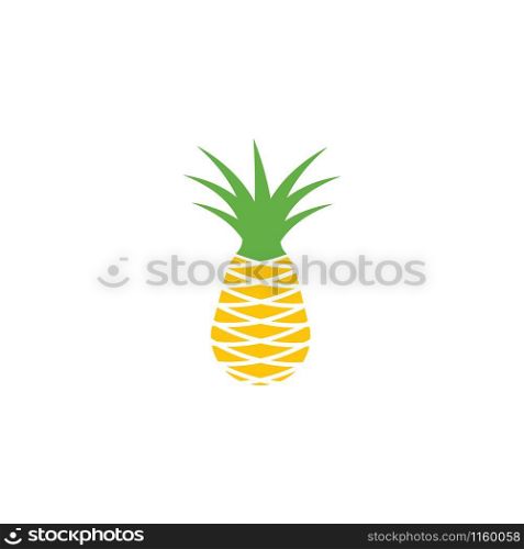 Pineapple logo ilustration vector template