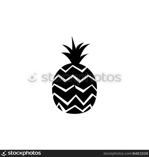 pineapple logo stock illustration design