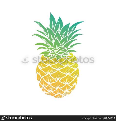 Pineapple modern vector image-Pineapple ,T