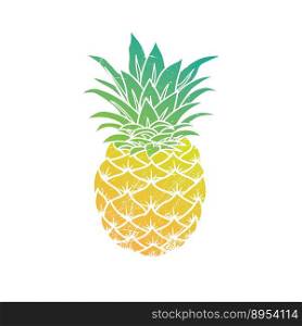 Pineapple modern vector image-Pineapple ,T