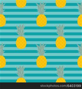 Pineapple Natural Seamless Pattern Background Vector Illustration EPS10. Pineapple Natural Seamless Pattern Background Vector Illustratio