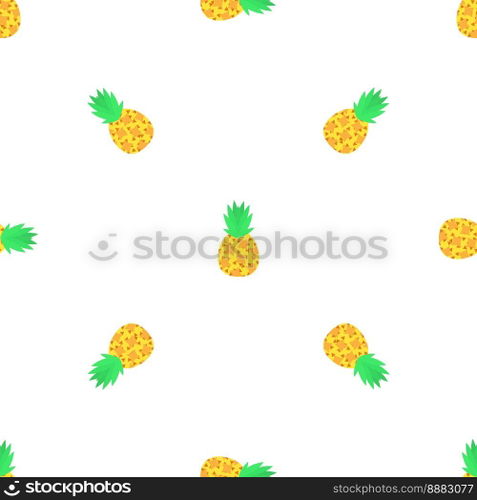 Pineapple pattern seamless background texture repeat wallpaper geometric vector. Pineapple pattern seamless vector