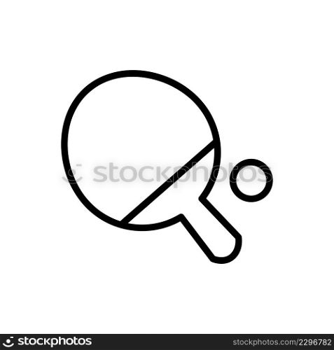 Ping pong tennis table icon vector