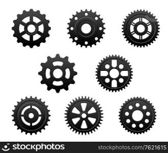 Pinions and gears set for any industrial design