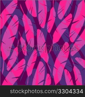 pink and blue feathers on background