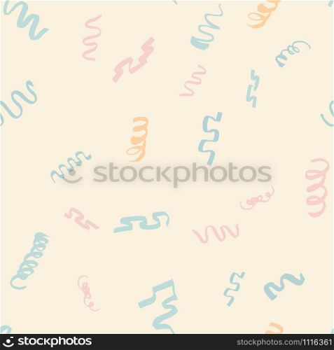Pink and turquoise graffiti arrows and curls trendy seamless pattern with hand drawn texture colorful background. Design for wrapping paper, wallpaper, fabric print, backdrop. Vector illustration.. Pink and turquoise graffiti arrows and curls trendy seamless pattern with hand drawn texture colorful background.
