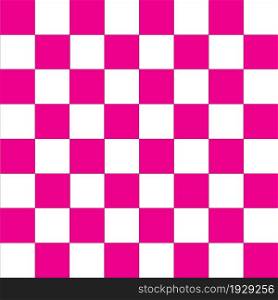 Pink and white chess board. Abstract art. Modern design element. Fabric pattern. Vector illustration. Stock image. EPS 10.. Pink and white chess board. Abstract art. Modern design element. Fabric pattern. Vector illustration. Stock image.