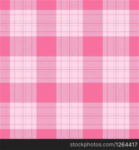 Pink and White Tartan Plaid Seamless Pattern Background. Flannel Shirt Tartan Patterns. Trendy Tiles Vector Illustration for Wallpapers.