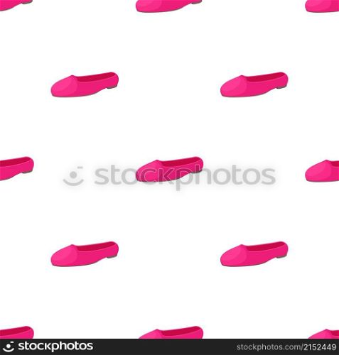 Pink ballet shoes pattern seamless background texture repeat wallpaper geometric vector. Pink ballet shoes pattern seamless vector