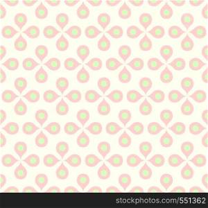 Pink blossom and pollen on pastel background. Vintage or retro bloom for love and graphic design.